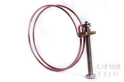 镀彩锌双钢丝卡箍